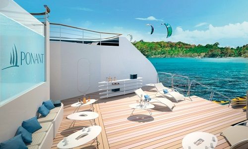 Marina auf dem Ponant Expeditionsschiff Le Bellot