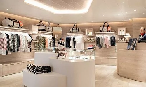 Boutique auf dem Ponant Expeditionsschiff Le Bellot