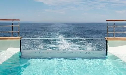 Infinity Pool auf dem Luxusexpeditionsschiff Ponant Le Dumont-d'Urville