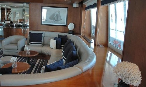 EMERAUDE LOUNGE auf der Luxussegelyacht Le Ponant