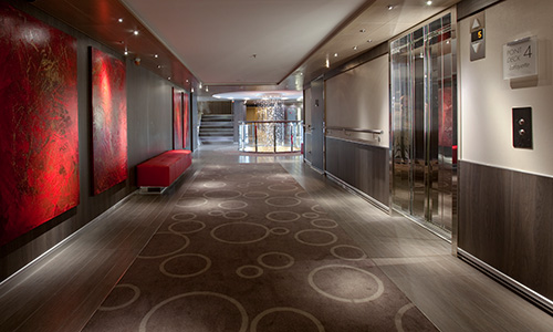 An Bord auf der Luxuskreuzfahrtyacht L'Austral der Reederei Ponant