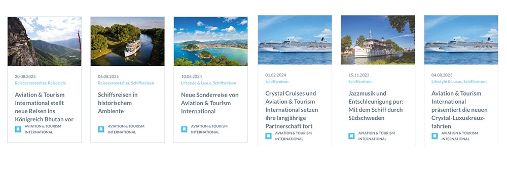 Aviation und Tourism Pressemitteilungen