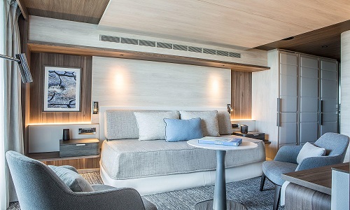 Prestige Suite Wohnbereich auf Le Commandant Charcot