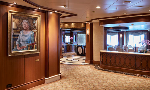 An Bord der Queen Elizabeth