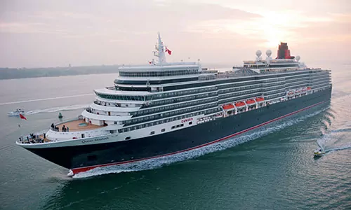 Cunard Queen Elizabeth au See