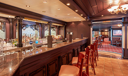 An Bord der Queen Elizabeth Golden Lion