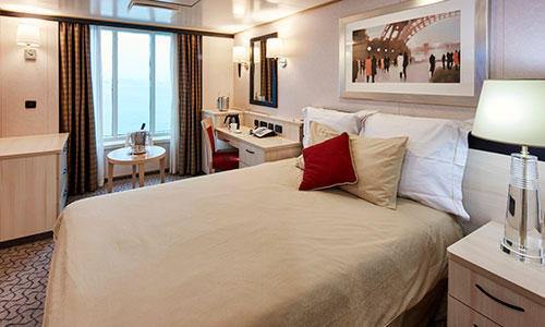 Britannia Single Außenkabine auf der Queen Elizabeth