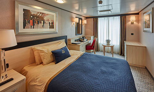 Britannia Single Außenkabine auf der Queen Victoria