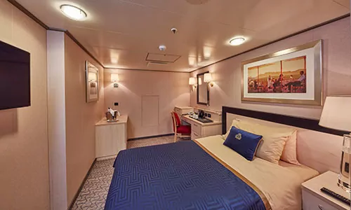 Single Suite innen auf der Queen Victoria