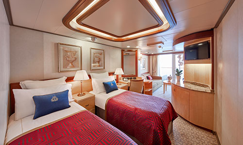 Schlafbereich Princess Grill Suite