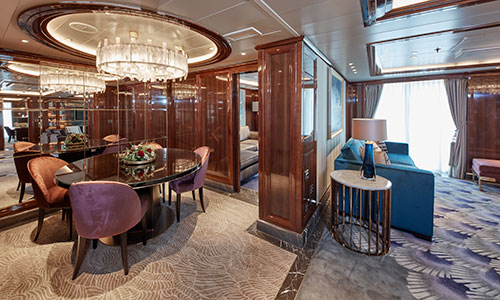 Queens Grand Suite auf der Queen Victoria