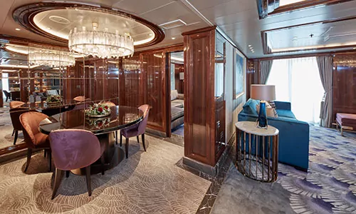 Queens Grand Suite auf der Queen Victoria