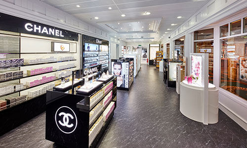 Arcade shops auf der Queen Victoria