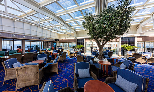 Winter Gaarden auf der Queen Victoria