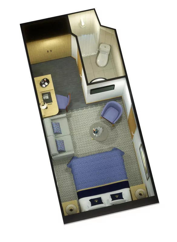 Suitenplan Britannia Innenkabine