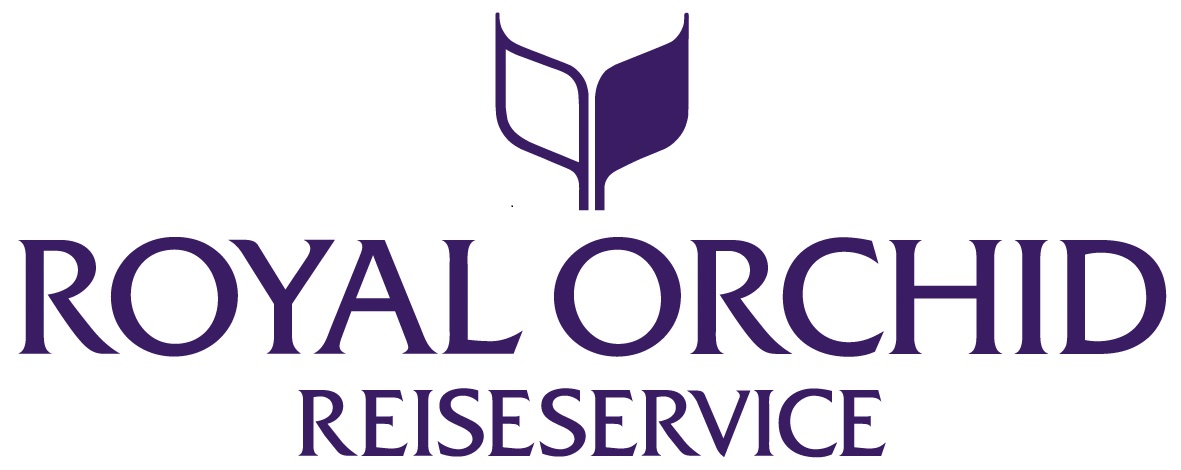 Royal Orchid Reiseservice Logo mit Text groß