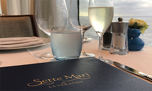 Sette Mari italienisches Restaurant auf dem Luxuskreuzfahrtschiff Seven Seas Explorer