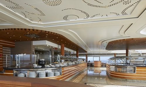Pool Grill auf dem Luxuskreuzfahrtschiff Seven Seas Navigator