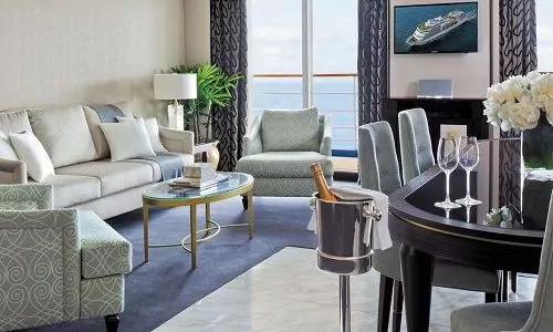 Seven Seas Navigator Exquisite Suite Wohnzimmer Master Suite