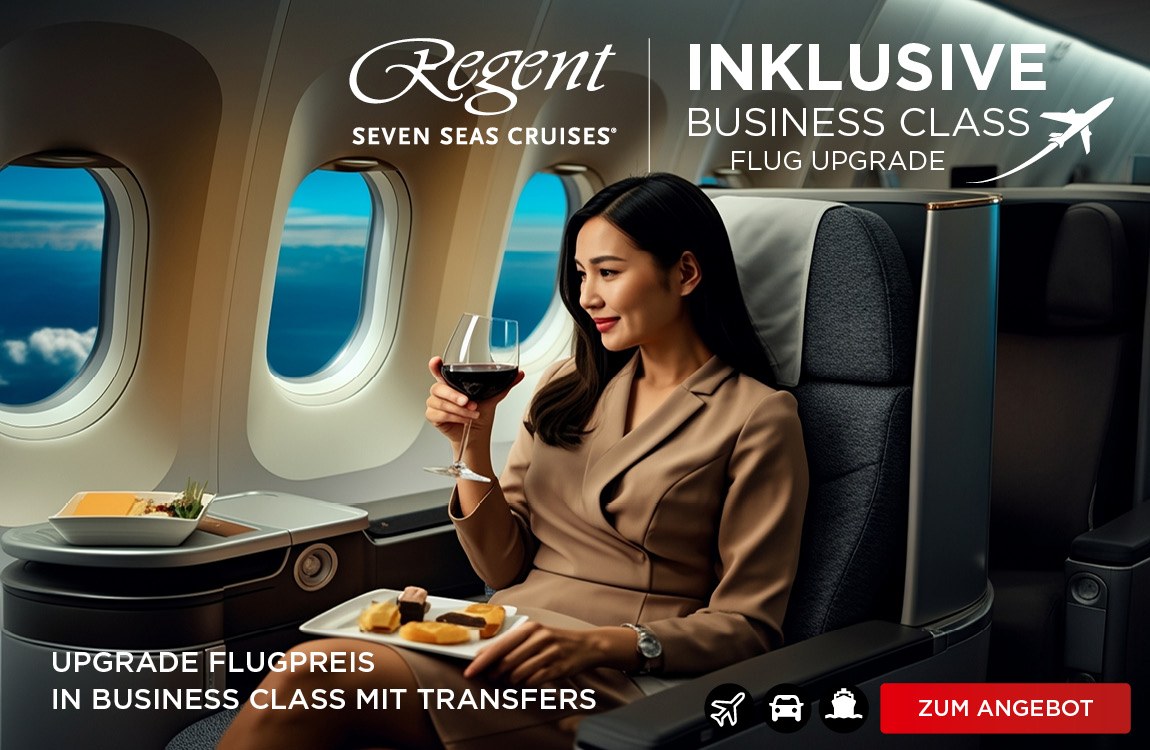 Regent SEVEN SEAS CRUISES inklusive Business Class Flug Upgrade und Transfers im Ultimate All-Inclusive Tarif nach Bali, Singapur, Sydney, Piräus, Dubai, Buenos Aires, Bangkok, Tokio, Mauritius, Doha, Incheon und in die Antarktis im März April November Dezember 2026 sowie im Februar März April Mai 2027 mit der Seven Seas Mariner, der Explorer und der Voyager