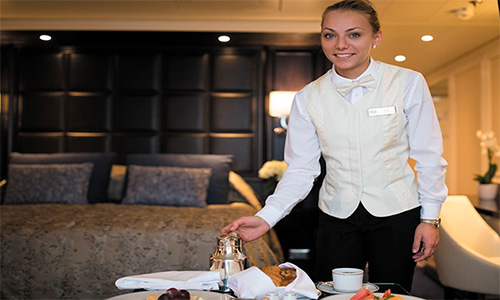 Room Service auf der Seven Seas Explorer
