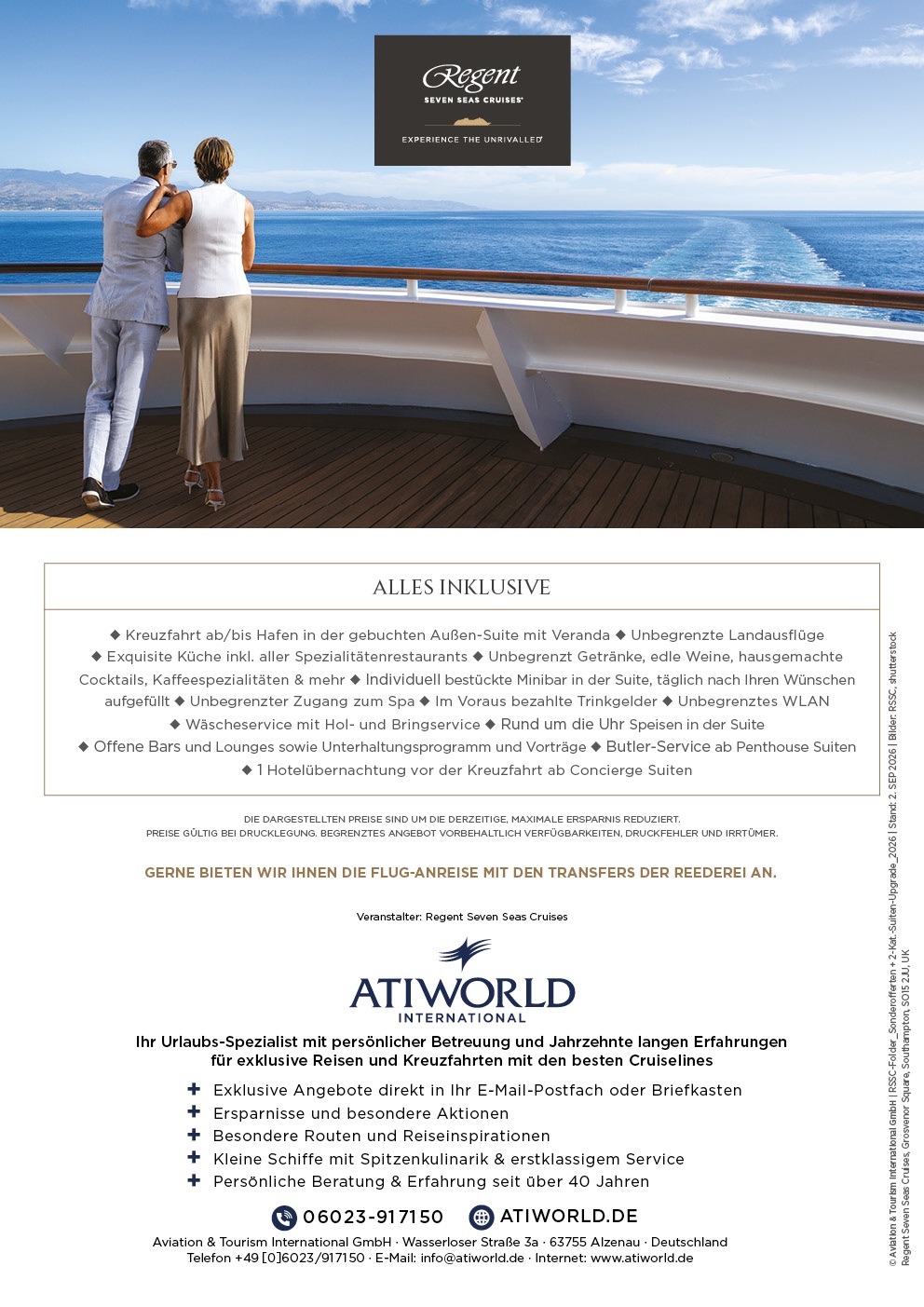 Exklusive Kreuzfahrten 2027 nach Nordeuropa und ins Mittelmeer mit Regent Seven Seas Cruises – Luxusreisen inklusive Landausflügen, jetzt mit attraktivem 2-Kategorien-Upgrade buchen.