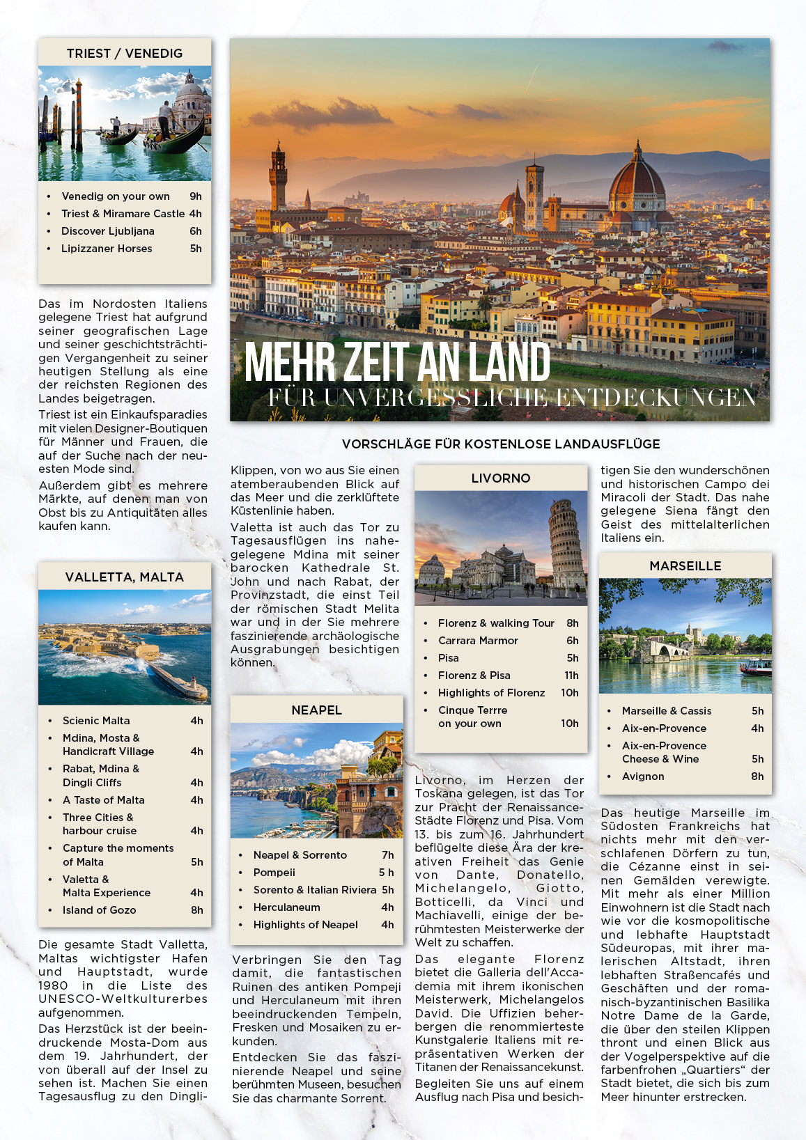 Regent Kreuzfahrt an Historische Orte von Ati begleitet