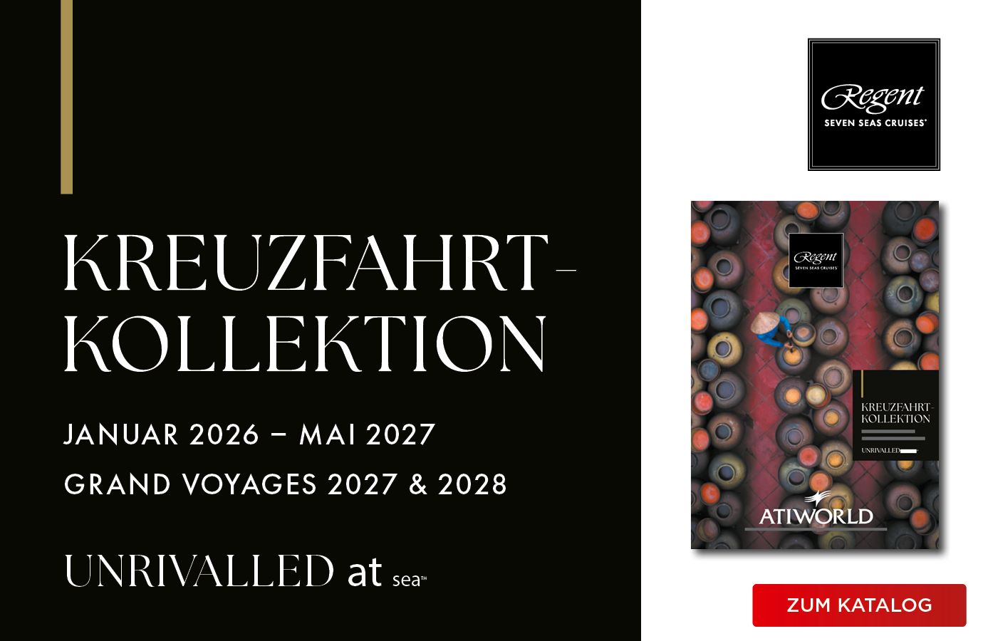 Regent Kreuzfahrtenkalender 2026-2027