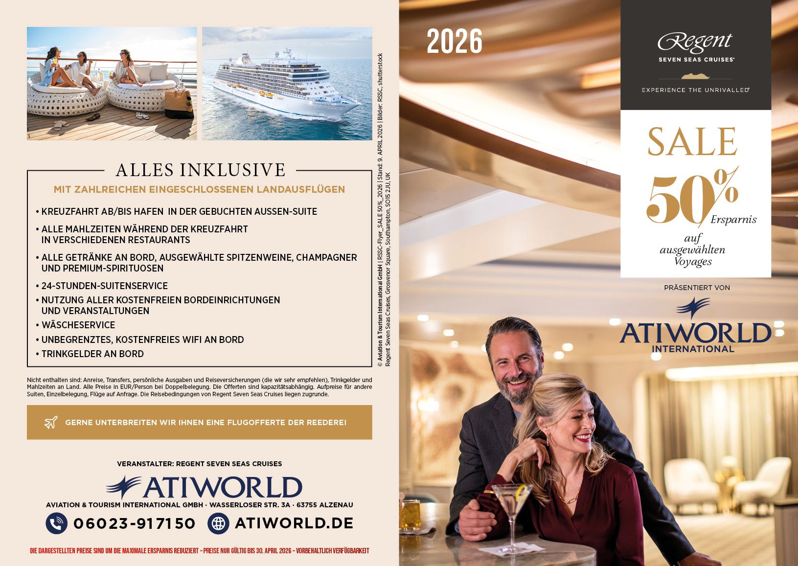 Regent 50 % Sale Alles inklusive