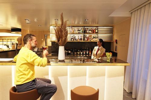 Bar in der Observation Lounge auf der SH Minerva