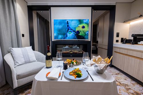 Dining in der Suite