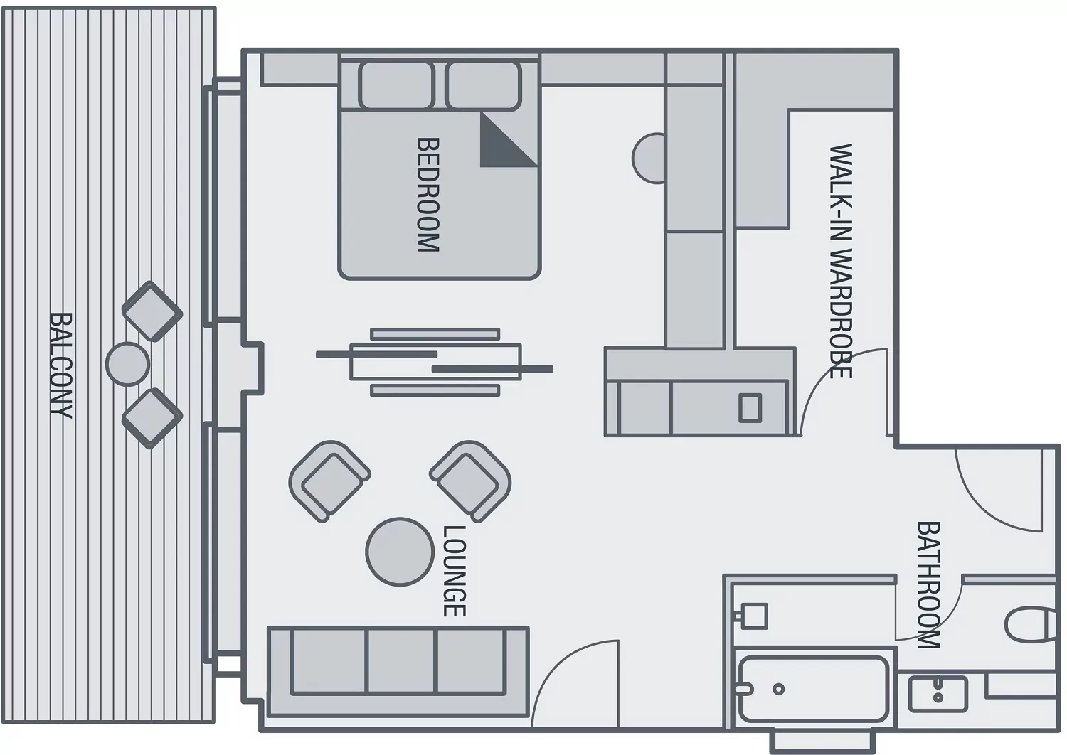 Suitendiagramm Premium Suite auf der SH Vega