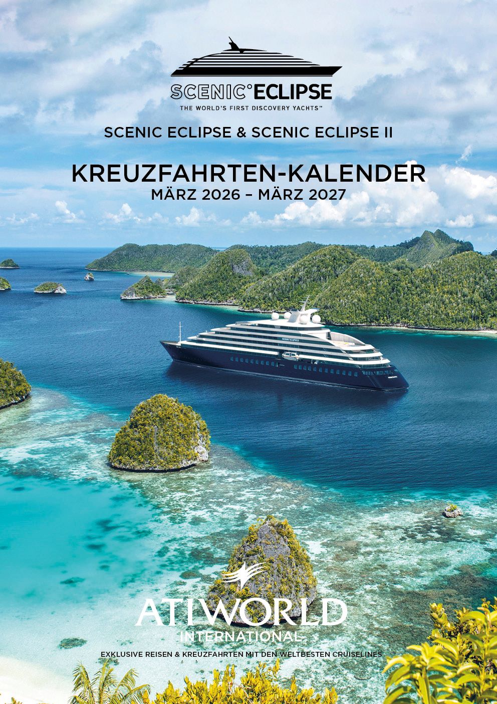 Scenic Kreuzfahrtenkalender März 2026 - März 2027 Scenic Eclipse