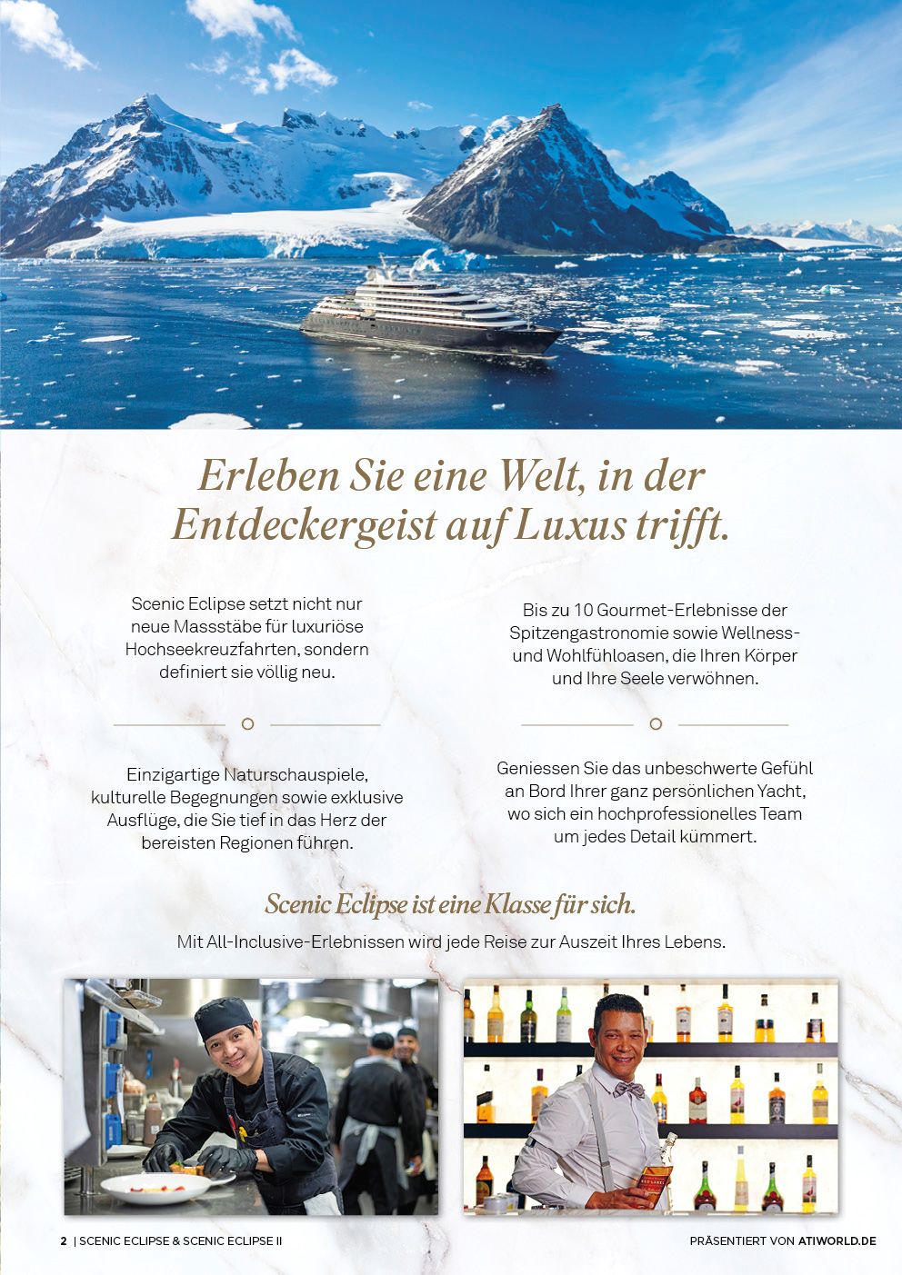 Scenic Kreuzfahrtenkalender März 2026 - März 2027 Scenic Eclipse