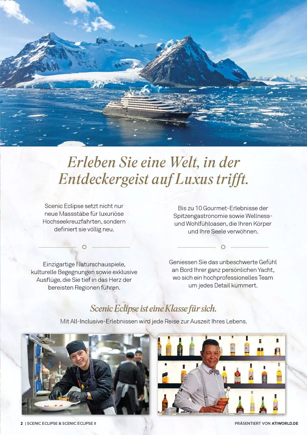 Scenic Kreuzfahrtenkalender März 2026 - März 2027 Scenic Eclipse