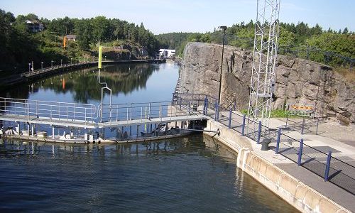 Göta Kanal Schleuse
