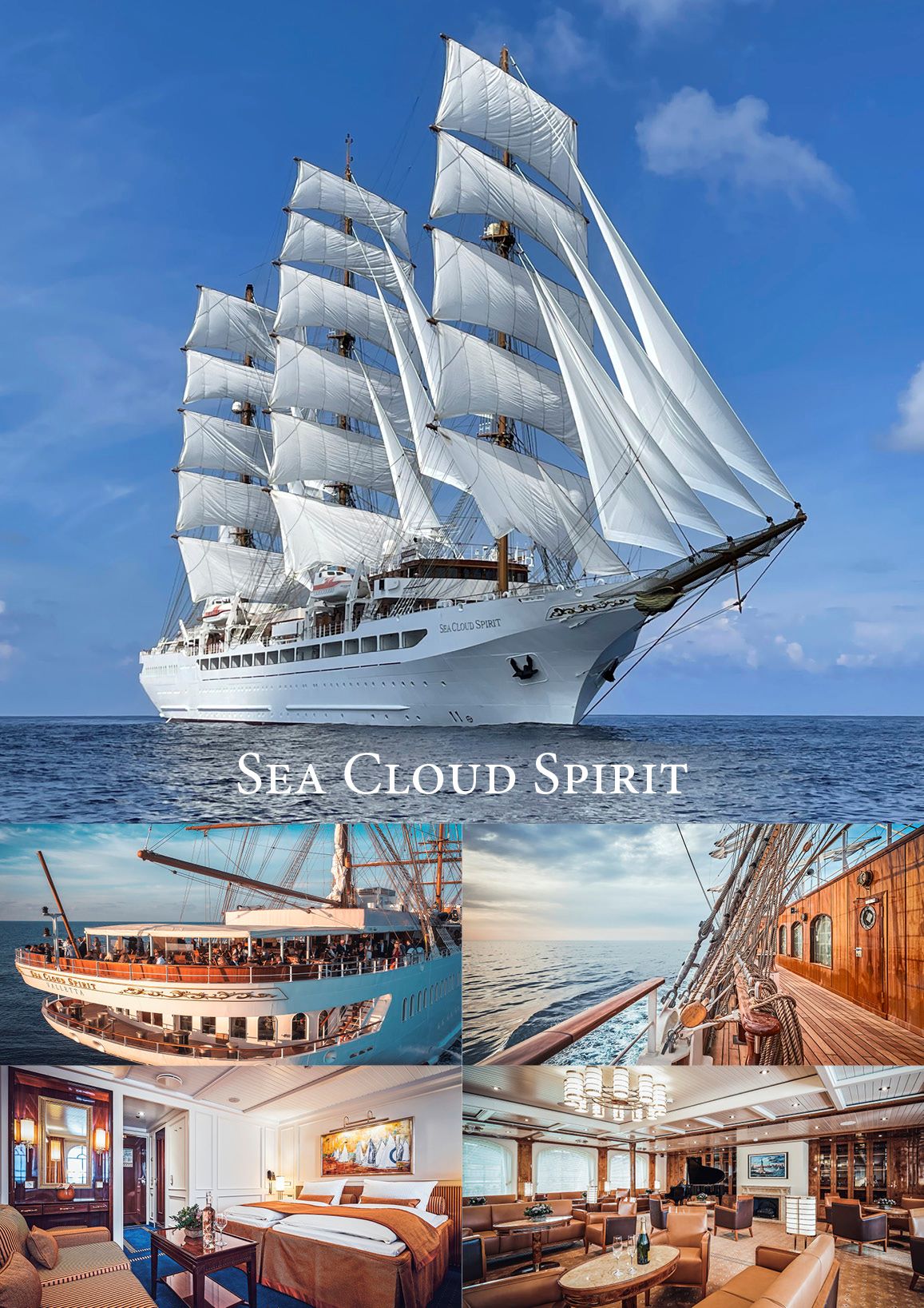 Sea Cloud Spirit Segelkreuzfahrt Azoren
