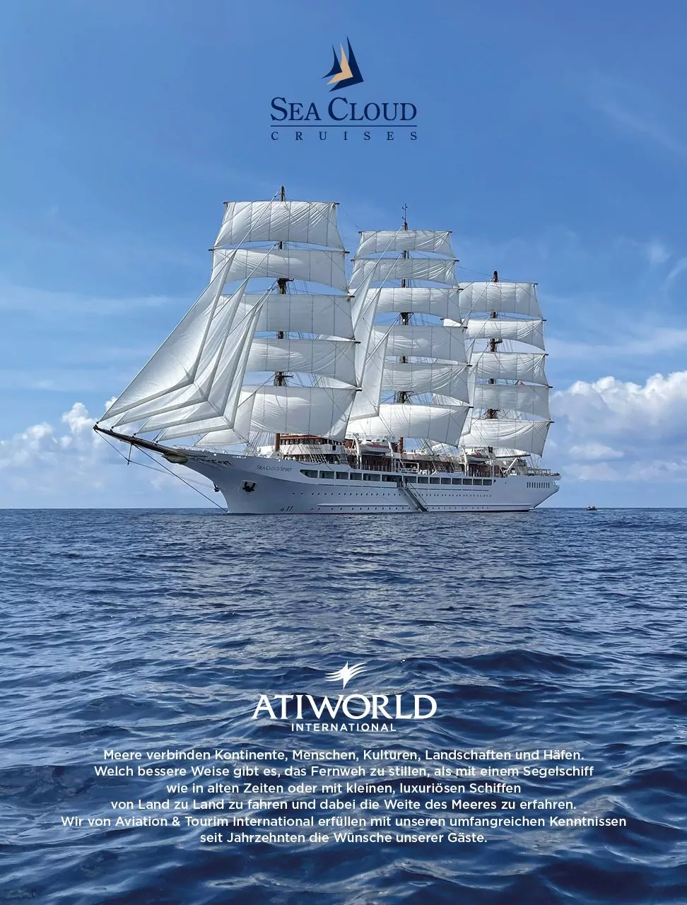 Atiworld Specials Kreuzfahrten mit Sea Cloud