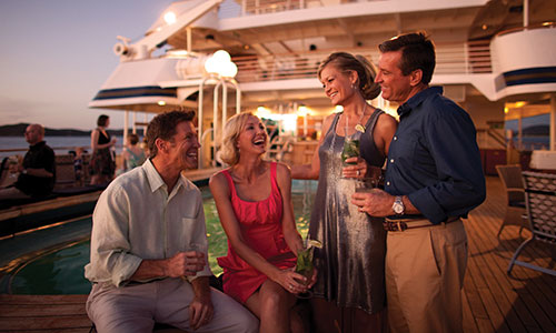 SeaDream Evening auf den Luxusyachten SeaDream I und Sea Dream II