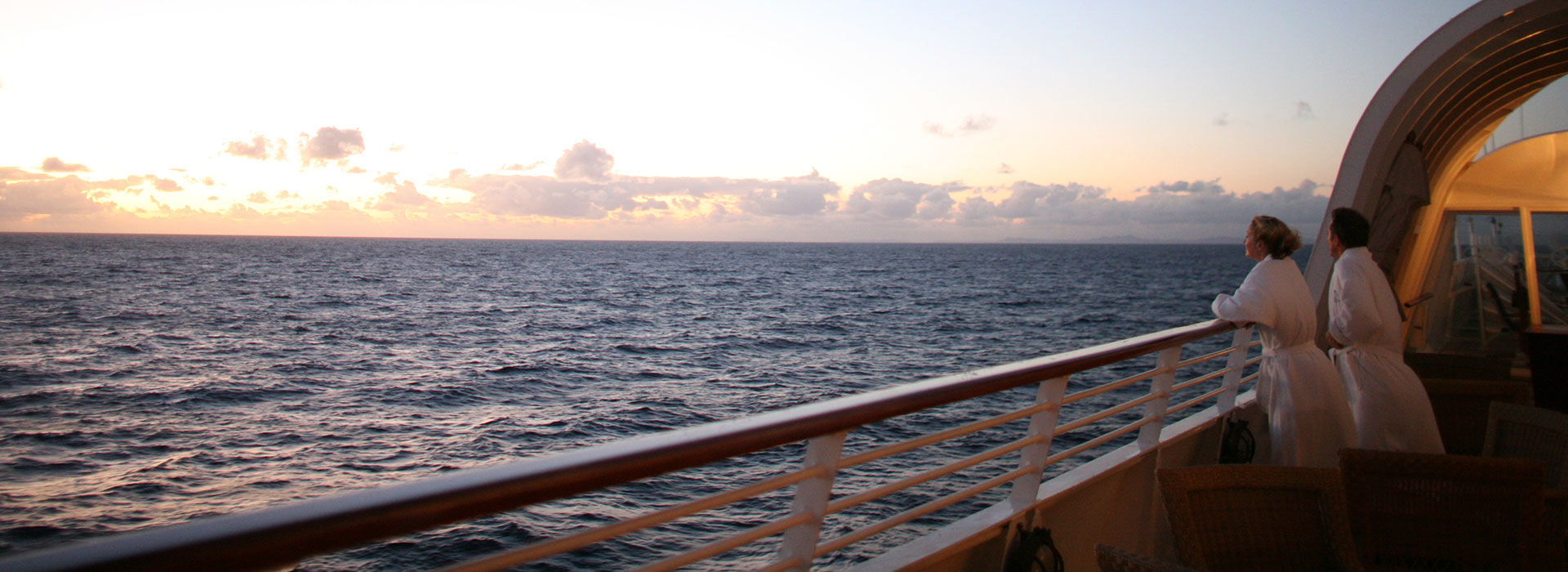 Blick aufs Meer von der Sea Dream II