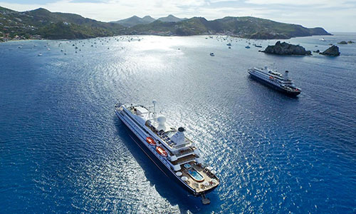 SeaDream II Yacht auf See