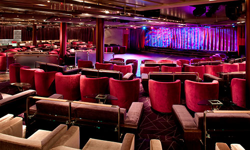 Grand Salon Theater und Musicals auf den Luxuskreuzfahrtschiffen Seabourn Odyssey, Seabourn Sojourn, Seabourn Quest