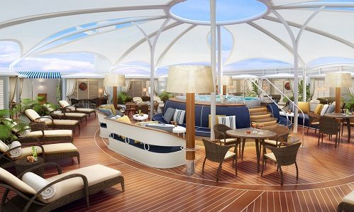 The Retreat - Ruheinsel auf den Luxuskreuzfahrtschiffen Seabourn Odyssey, Seabourn Sojourn, Seabourn Quest