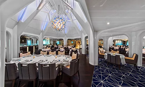 The Restaurant auf den Luxuskreuzfarhtschiffen Seabourn Encore und Ovation