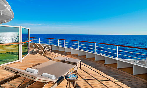 Veranda der Grand Siganture Suite