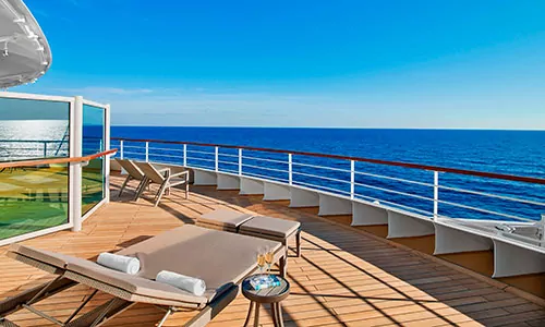 Veranda der Grand Siganture Suite