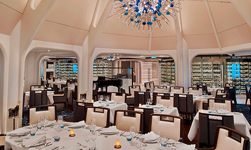 Blick in The Restaurant auf der Seabourn Encore und Ovation