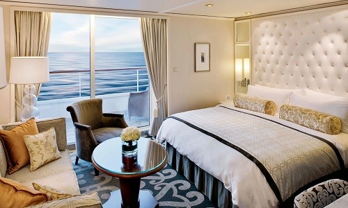 Aquamarine Veranda Suite Design Classic Schlaf- und Wohnbereich