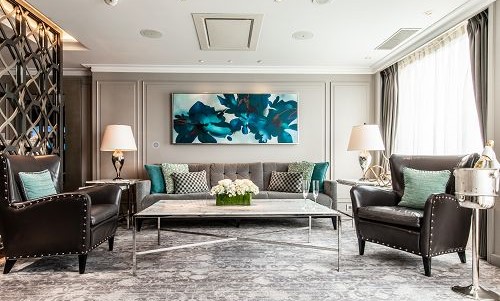 Penthouse Suite Wohnbereich auf der Crystal Serenity