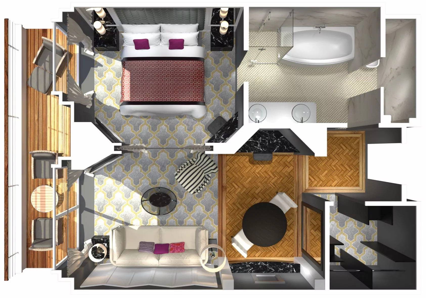 Sapphire Veranda Classic Suitenplan Design Classic